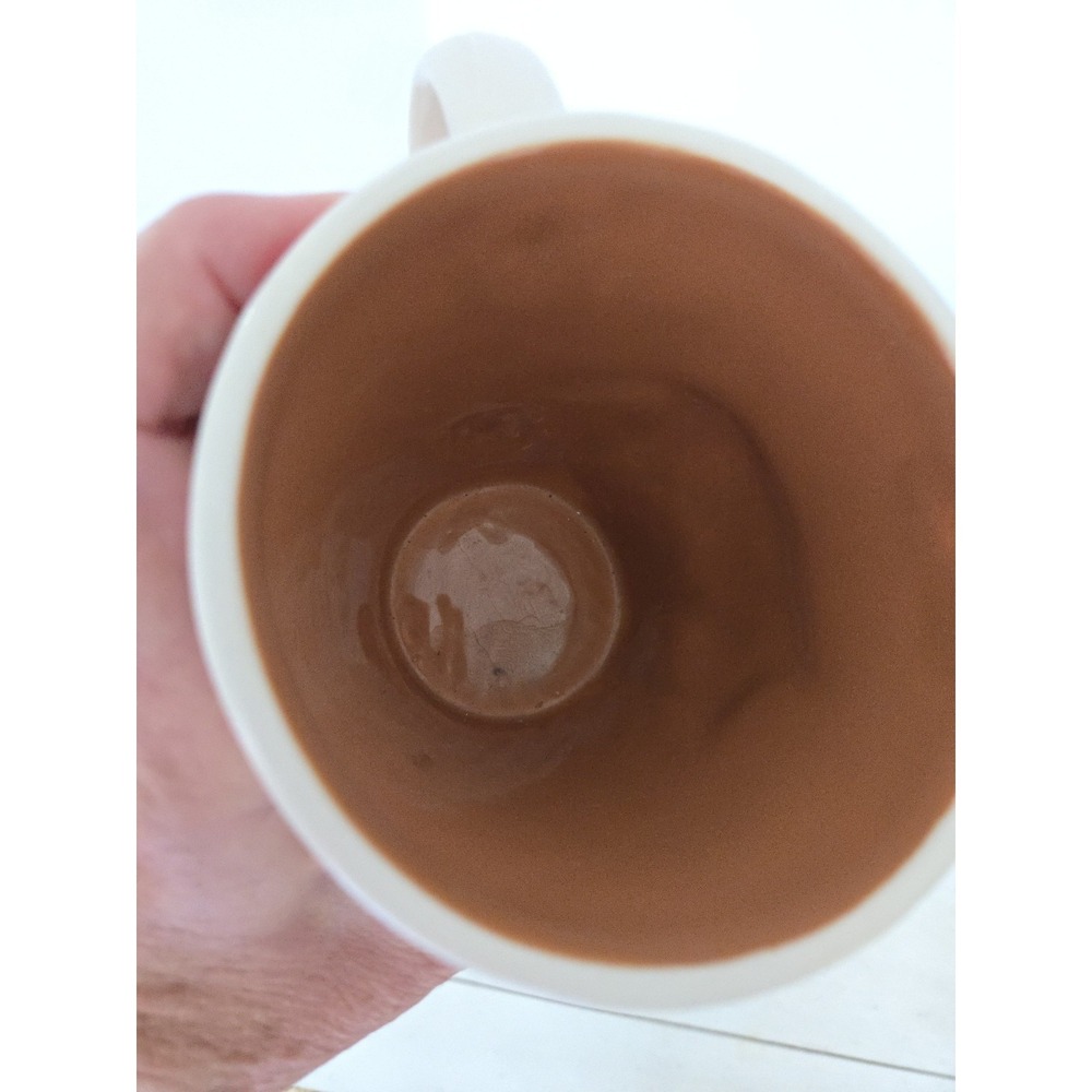 3D Bull Terrier Dog Ceramic Coffee Tea Mug Cup Brown White Red Tongue Gift - Picture 7 of 12